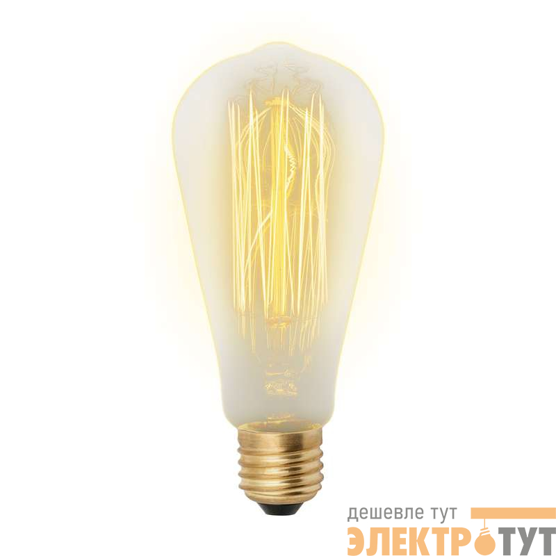 Лампа накаливания IL-V-ST64-60/GOLDEN/E27 60Вт E27 220-230В Uniel UL-00000482