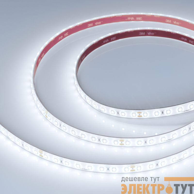 Лента светодиодная RTW-PS-A80-12mm 24V White 6000К 4.8Вт/м IP67 TWP100 герметичная (уп.5м) Arlight 045159