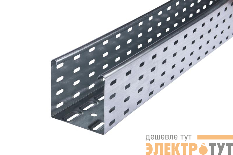Лоток листовой перфорированный 110х100 L3000 сталь 0.7мм LKS 110 FT RU гор. оцинк OBO 6837604