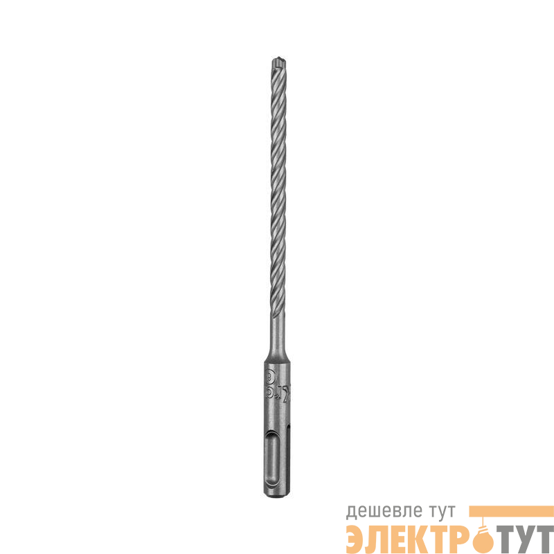 Бур по бетону SDS-Plus SUPER 6х160мм профессиональный цельная крестовая пластина Kranz KR-91-0453