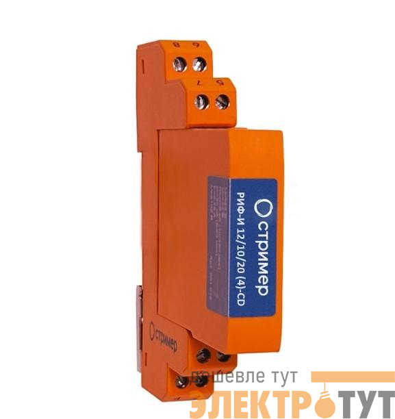 Устройство защиты от импульсных перенапряжений для информационных систем РИФ-И 12/5/20 (4)-CD Стример 201025