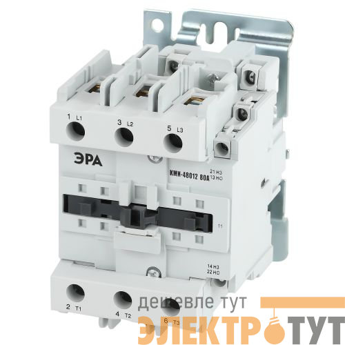 Контактор КМИ-48012 80А 230В/АС3 1НО; 1НЗ KKM41-080-230-11-E PRO Эра Б0050450