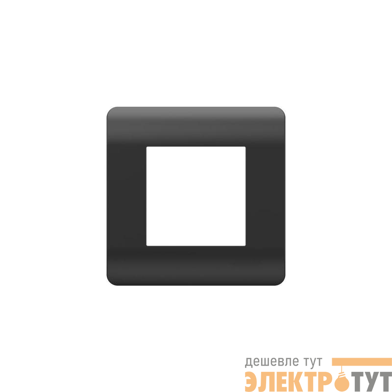 Рамка 1-м NEW3-E черн. CHINT 431495