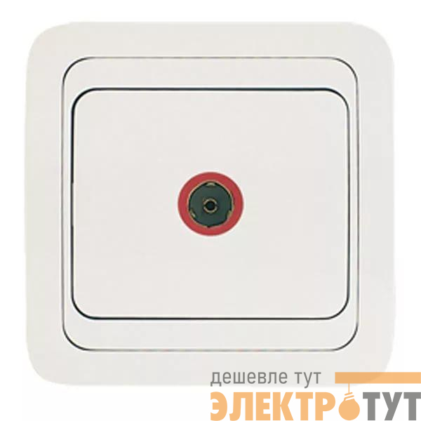 Розетка TV оконечная Mimoza бел. Makel 12027