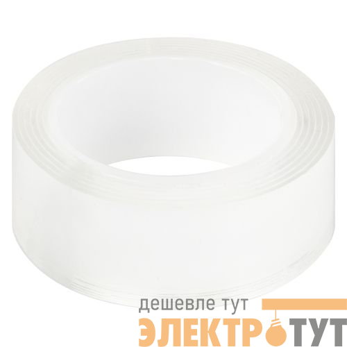 Нано-лента SNANO-121 2х сторонняя многоразовая 20ммх1мх1мм прозр. СИЛА Б0070026