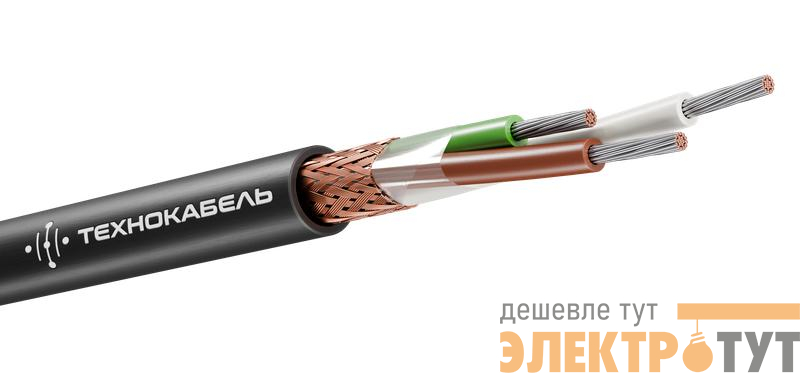 Кабель МКЭШнг(А)-LS 3х0.75 500В (м) Технокабель 00-00155777