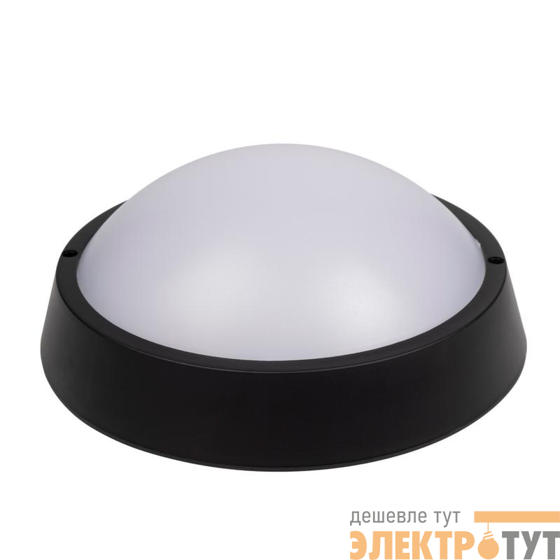 Светильник светодиодный "Банник" PBH-PC-RA 18Вт 4000К IP65 ЖКХ ДБП пылевлагозащ. black черн. Pro JazzWay 5048416