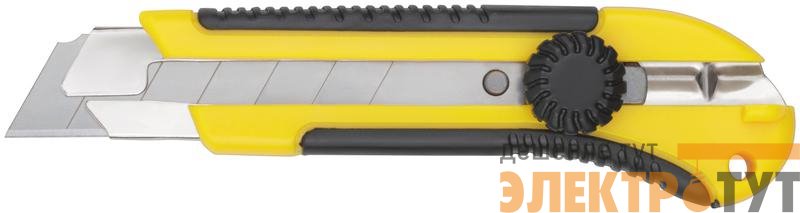 Нож технический 25мм усилен. прорезин. вращ. прижим FIT 10326