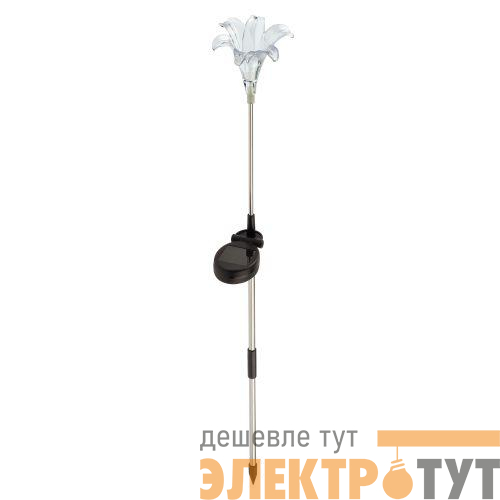 Светильник светодиодный садовый ERASF22-19 "Лилия" 75см уличный на солнечн. батарее Эра Б0053379