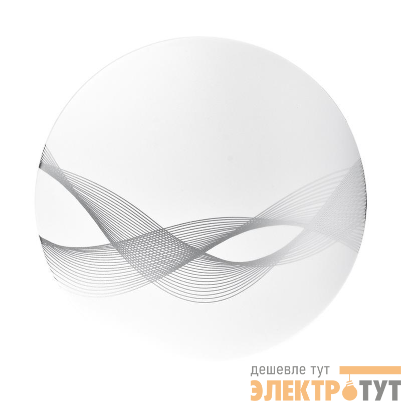 Светильник светодиодный декоративный PPB Wave 24Вт 4000К IP20 d260х55 настенно-потолочный бытовой JazzWay 5024649
