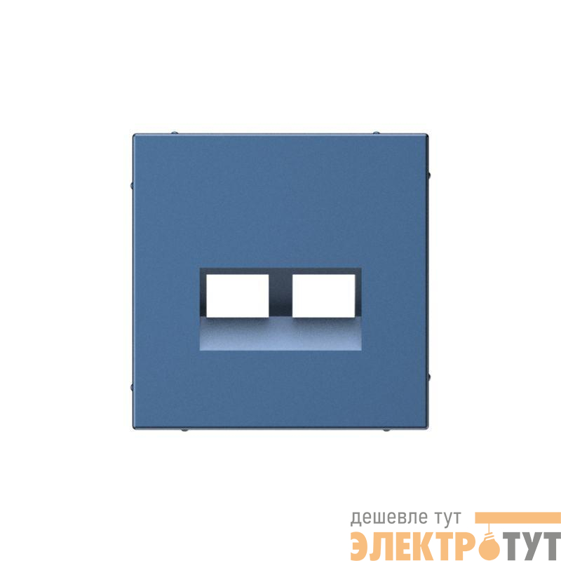 Накладка двойная ArtGallery для информационных функций типа Keystone аквамарин SE GAL001190