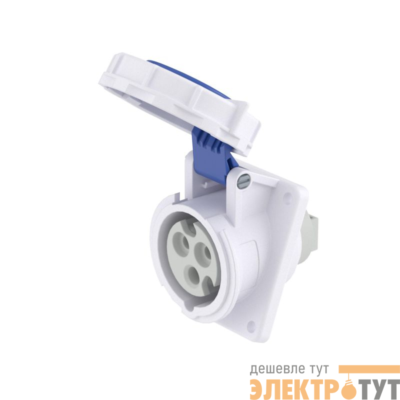 Розетка СП 16А 230В 3п 2P+E IP67 с наклоном DKC DIS4181663