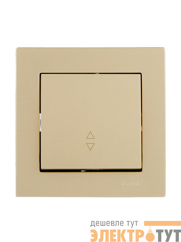 Выключатель проходной VESNA зол. LEZARD 742-3688-105