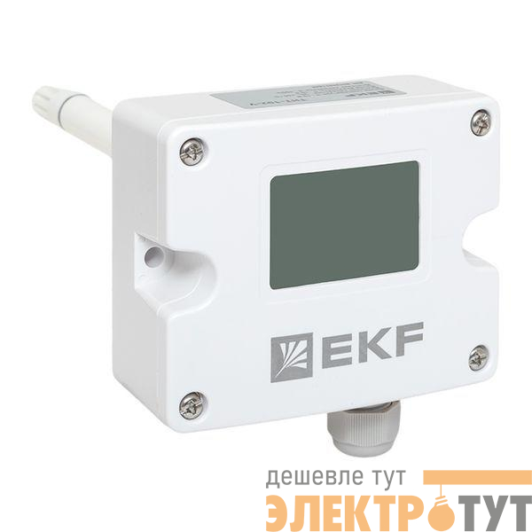 Преобразователь влажности и температуры канальный 0-10В EKF THT-102-V