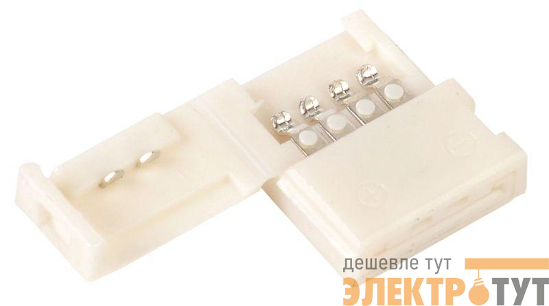 Коннектор RGB 10мм (разъем-разъем) (уп.3шт) IEK LSCON10-RGB-202-03