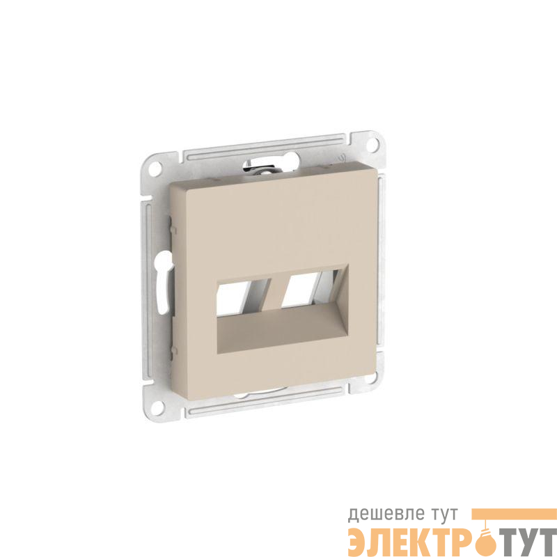 Накладка двойная AtlasDesign для информационных функций типа Keystone песочн. SE ATN001290