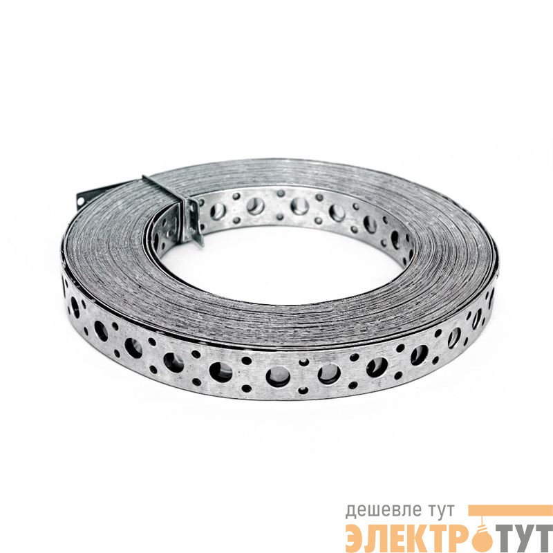 Лента монтажная перфорир. ЛМП 20х0.55 прямая для прямого монтажа (уп.25м) Промрукав PR08.3831