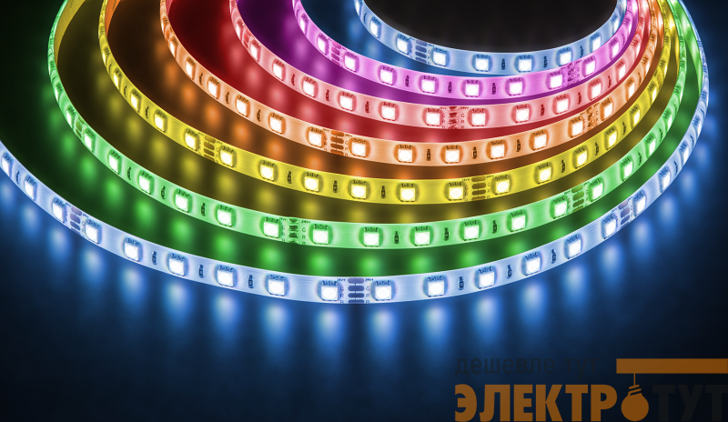 Лента светодиодная 95 314 NLS-5050RGB60-14.4-IP65-24V (уп.5м) Navigator 95314