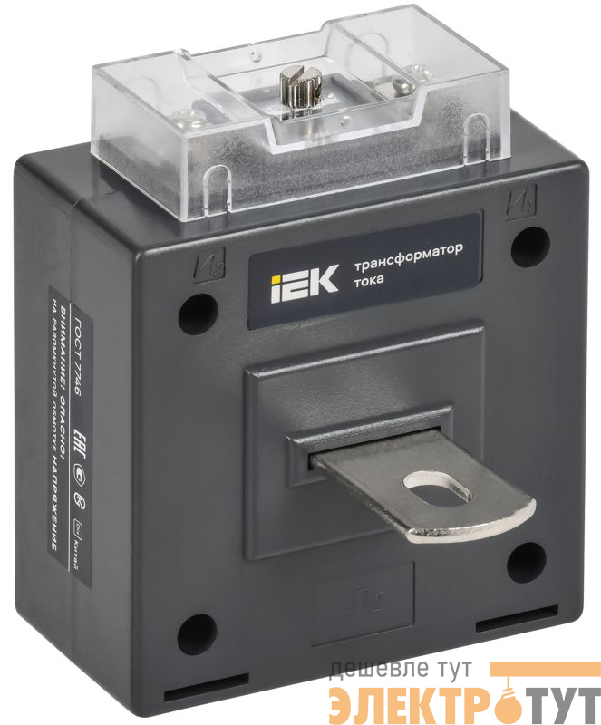 Трансформатор тока ТТИ-А 200/5А кл. точн. 0.5S 5В.А МПИ08 IEK ITT10-3-05-0200-08