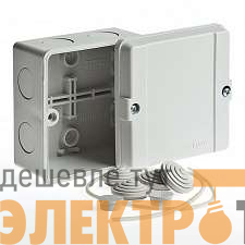 Коробка ОП Тусо распаячная 98х98х60мм сер. IP65 Ruvinil 67048