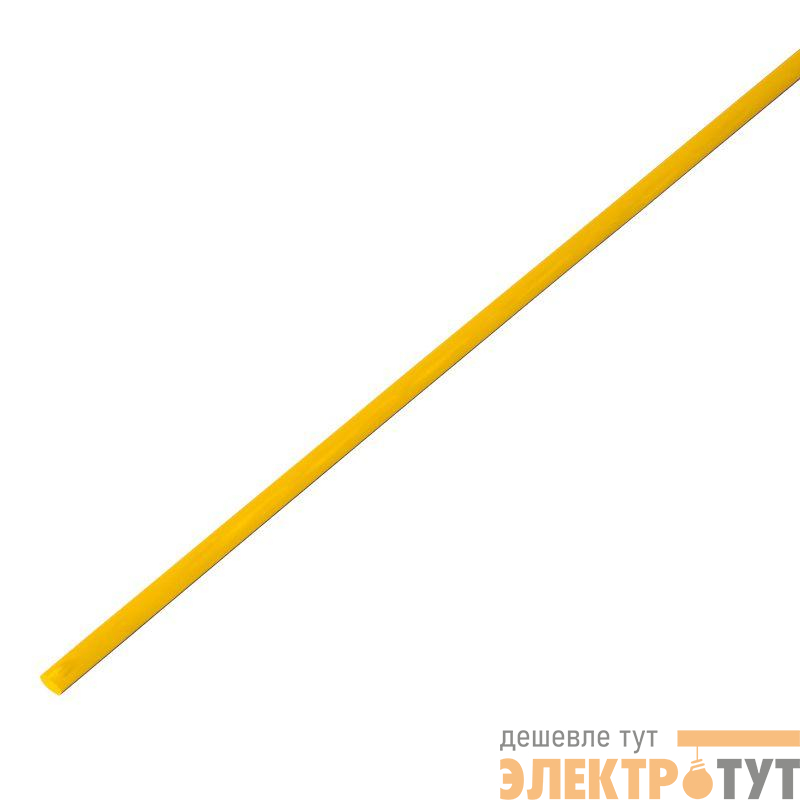 Трубка термоусадочная ТУТ нг 3.0/1.5 желт. 1м Rexant 20-3002