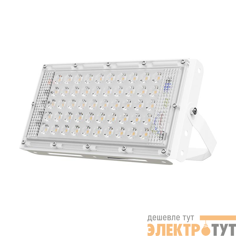 Прожектор светодиодный "трансформер" smd 30Вт 4000К IP65 4000лм 220В 212х107х27мм бел. Apeyron 05-41