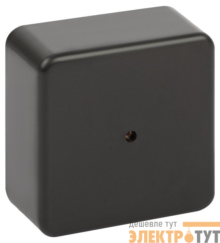 Коробка распаячная 100х100х50мм без клеммы IP40 черн. BS-B-100-100-50 Эра Б0061805