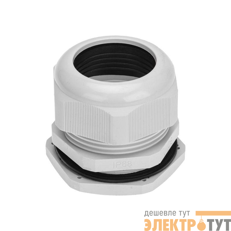 Ввод кабельный PG-48 (34-44мм) сер. комплект (уп.1шт) Rexant 07-8048-A1