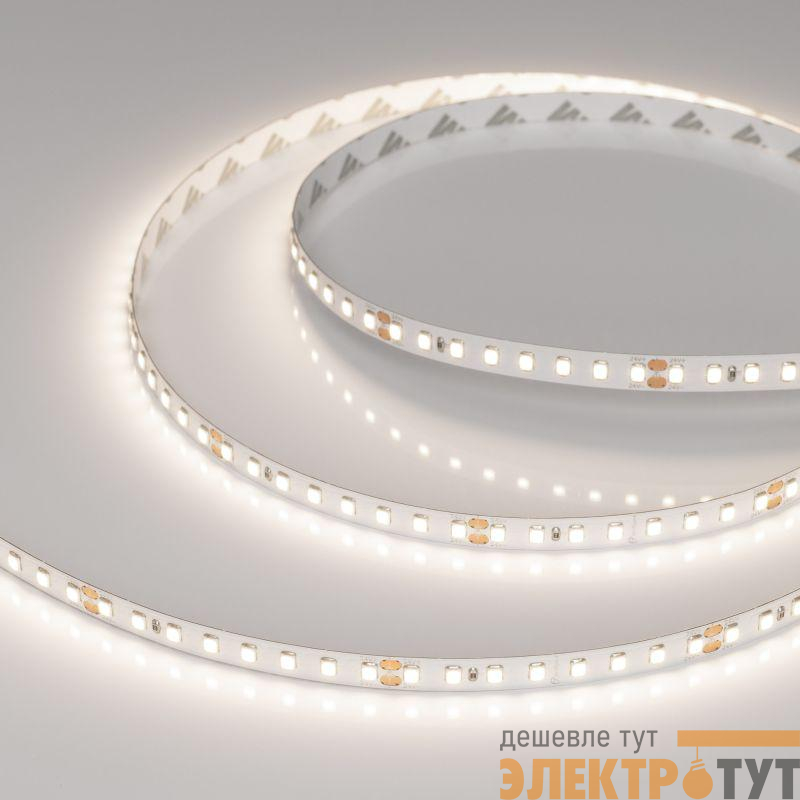 Лента светодиодная RT-A128-8mm 24V Day 4000К 10Вт/м IP20 высок. эффект. 150лм/Вт (уп.5м) Arlight 036211(1)
