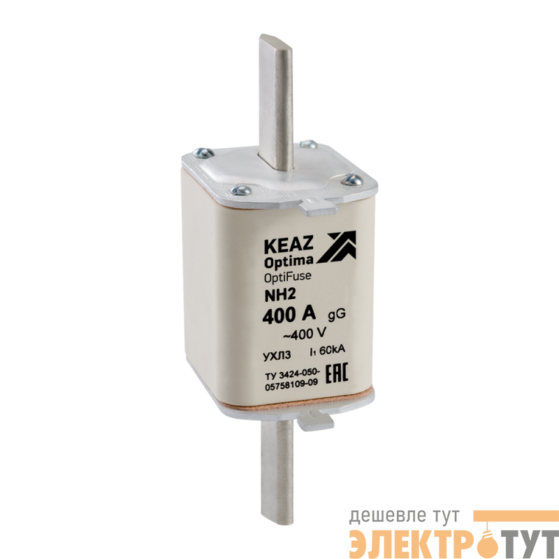 Вставка плавкая OptiFuse NH2 250 400AC 0 gG УХЛ3 КЭАЗ 144759