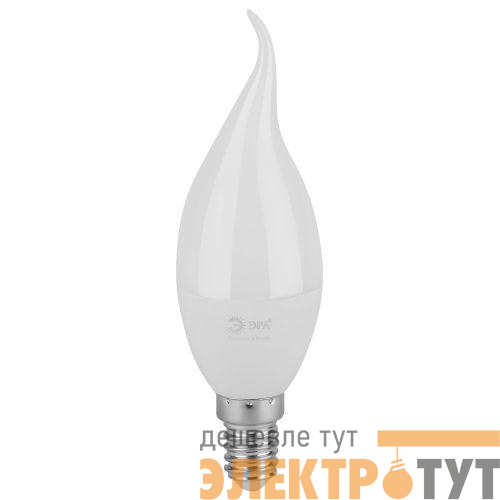 Лампа светодиодная GREEN LINE BXS-8W-865-E14 GL 8Вт свеча на ветру 6500К свет холод. E14 Эра Б0067138