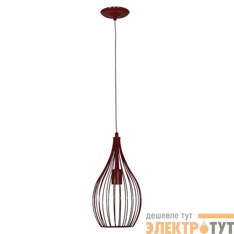 Светильник "Сохо" 211 НСБ 01-60-171 (ИМ) подвесной красн. Элетех 1005405070