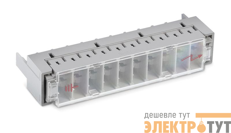 Кассета для грозоразрядников PrMag на 10 пар Cabeus 7086c