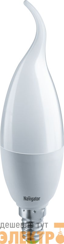 Лампа светодиодная 61 331 NLL-FC37-8.5-230-4K-E14-FR 8.5Вт свеча на ветру 4000К нейтр. бел. E14 680лм 176-264В Navigator 61331