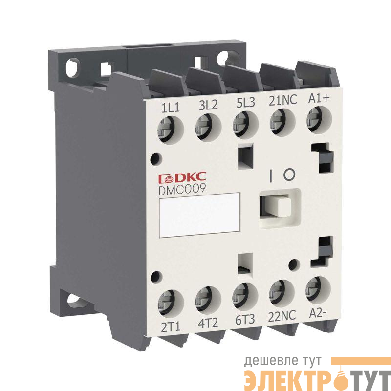 Миниконтактор YON DMC009 9A 4кВт AC3 3P кат. 24В AC 1НО YON DMC009-3C10A024