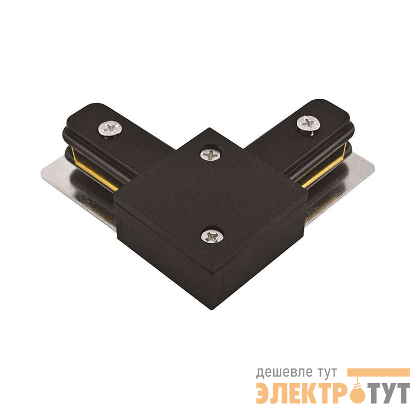 Коннектор L-образный PTR CL-BL накладной/подвесной шинопровод черн. JazzWay 5010833