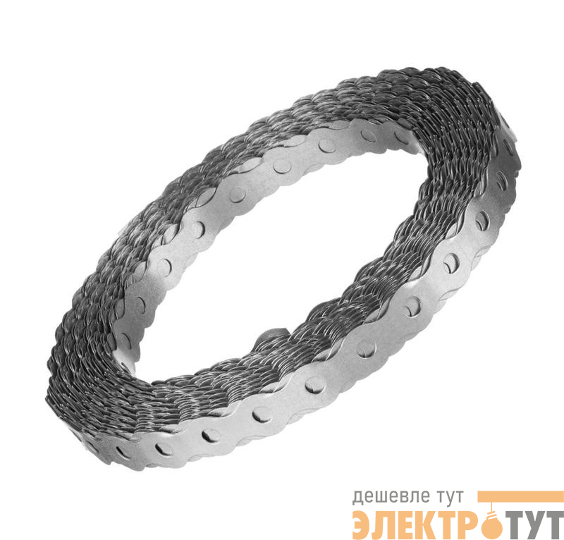 Лента перфорированная волна 12х0.55 цинк 25м Zitar 123883