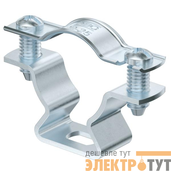 Скоба крепежная дистанционная 20-25мм (с продольным отверстием) с гальванич. покрытием OBO 1362768