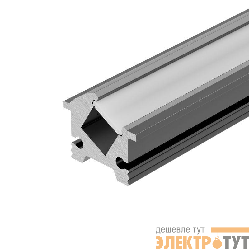 Профиль SL-BEVEL-H12-F13-2000 ANOD IRON GREY L2000 алюм. Arlight 045329