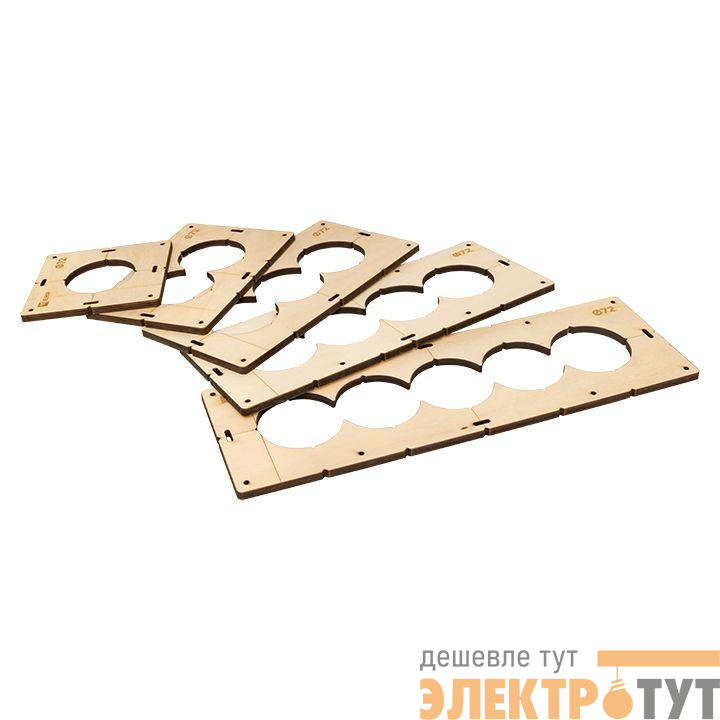 Комплект шаблонов для подрозетников d72мм Expert EKF sh-d72-k