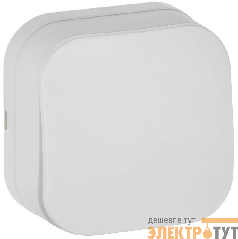 Выключатель 1-кл. ОП GLORY ВС20-1-0-ХБм 10А бел. матов. IEK EVH10-K01M-10