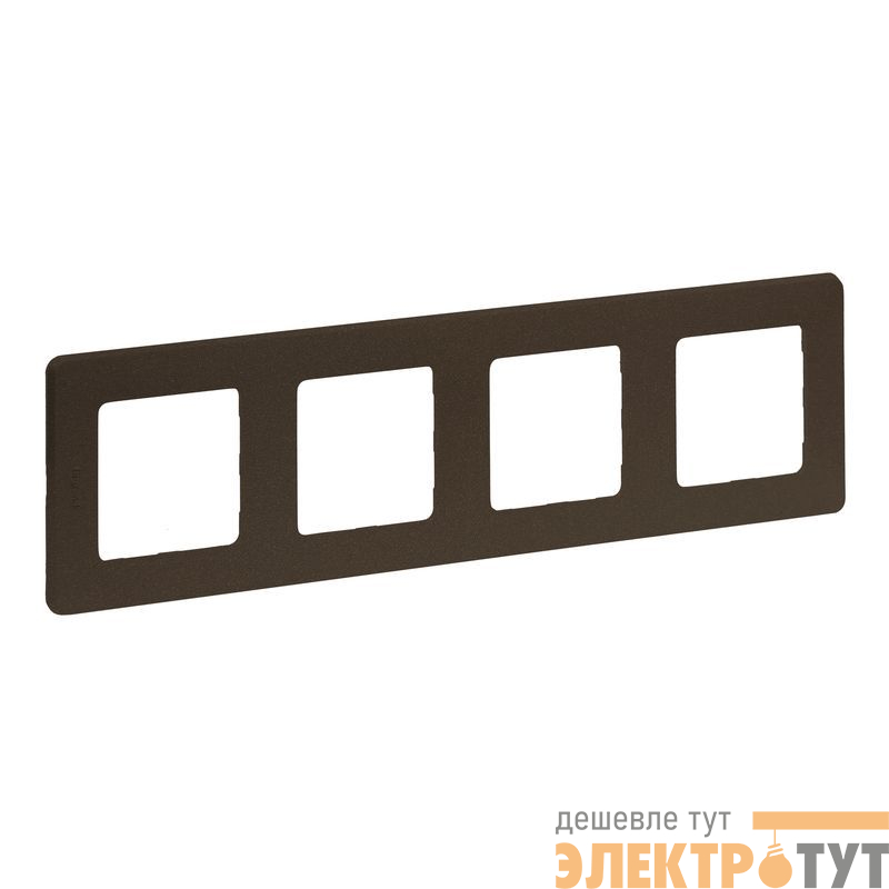 Рамка 4-м СП Inspiria IP20 бронз. IEK 673969