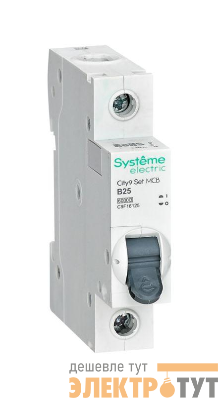 Выключатель автоматический 1п City9 Set (АВ) B 25А 6кА 230В SE C9F16125
