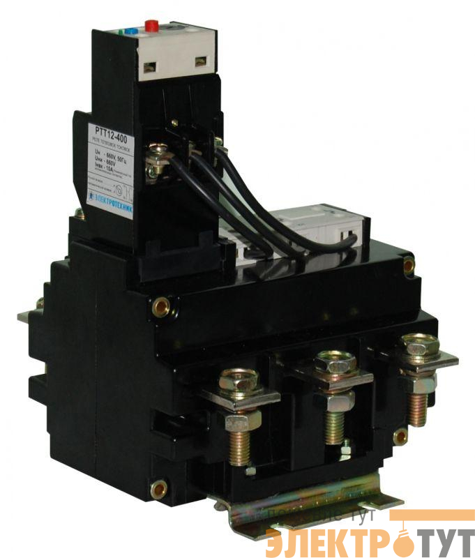 Реле тепловое токовое РТТ12-250 167-250А УХЛ4 660В/50Гц 1з+1р автомат. и ручной возврат IP00 Электротехник ET051533