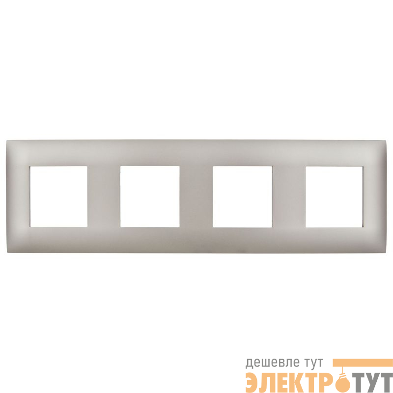 Рамка 4-м SKANDY SK-F04Sh шампань IEK SK-M42-K37