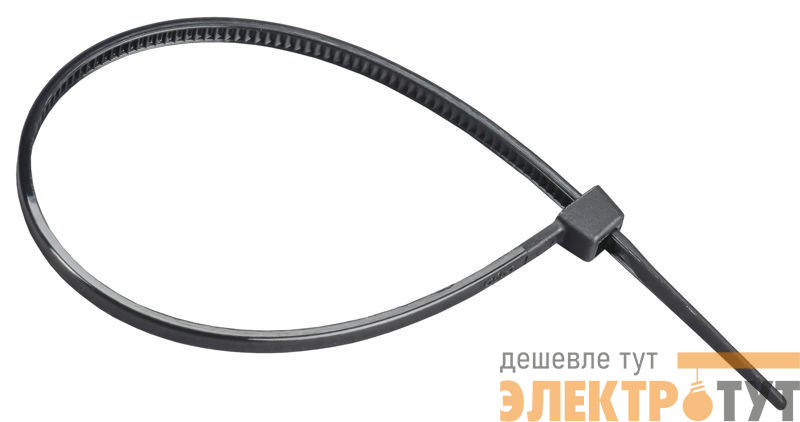 Хомут 2.5х150мм P6.6 стандартный черн. (уп.100шт) IEK UHH30-D025-150-100-K02