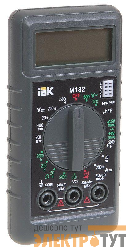 Мультиметр цифровой Compact M182 IEK TMD-1S-182