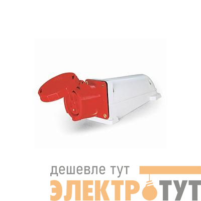 Розетка стационарная ОП PPC 135 63А 5п 3Р+РЕ+N 380В IP67 Pro JazzWay 5072794