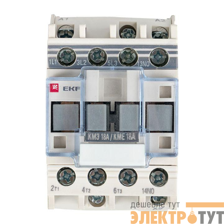 Контактор КМЭ малогабаритный 18А 110В 1NO PROxima EKF ctr-s-18-110
