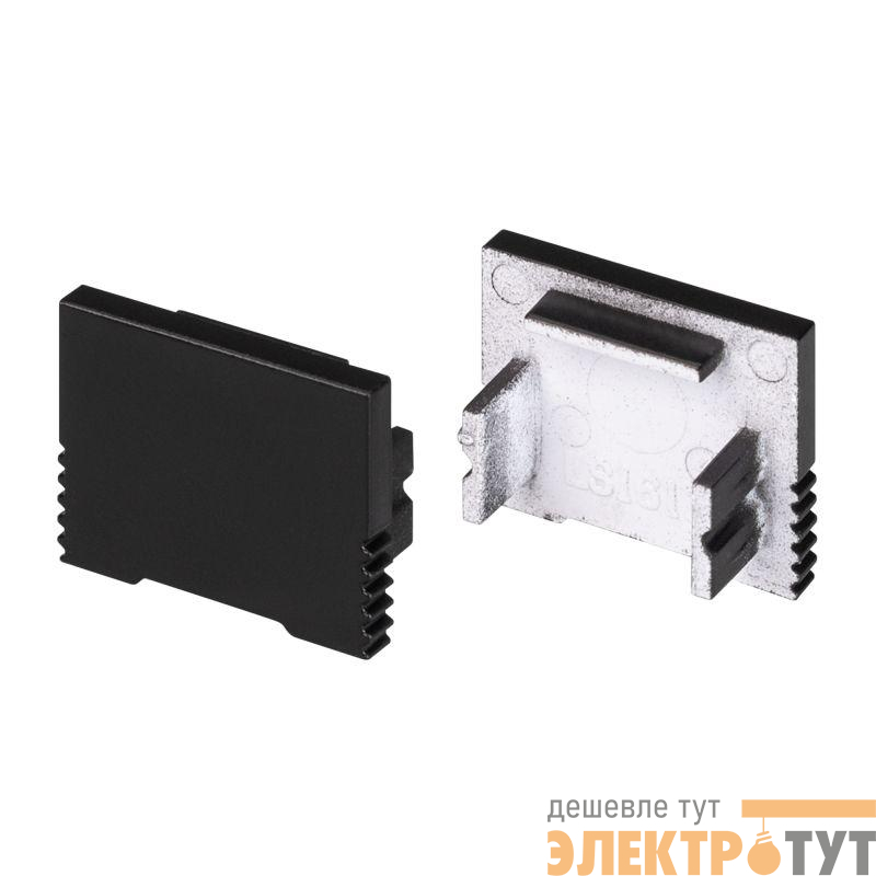 Заглушка SL-SLIM-H13M BLACK глухая пластик Arlight 034001